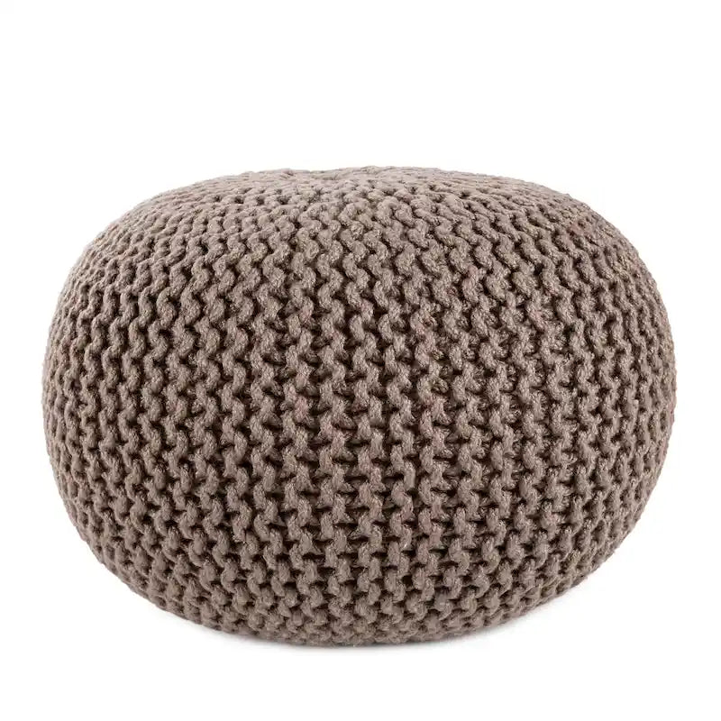 Asilah Indoor and Outdoor Round Pouf - 20X20X14