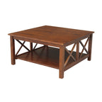 International Concepts Hampton Solid Wood Square Coffee Table - 36 x 36