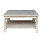 International Concepts Hampton Solid Wood Square Coffee Table - 36 x 36