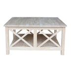 International Concepts Hampton Solid Wood Square Coffee Table - 36 x 36