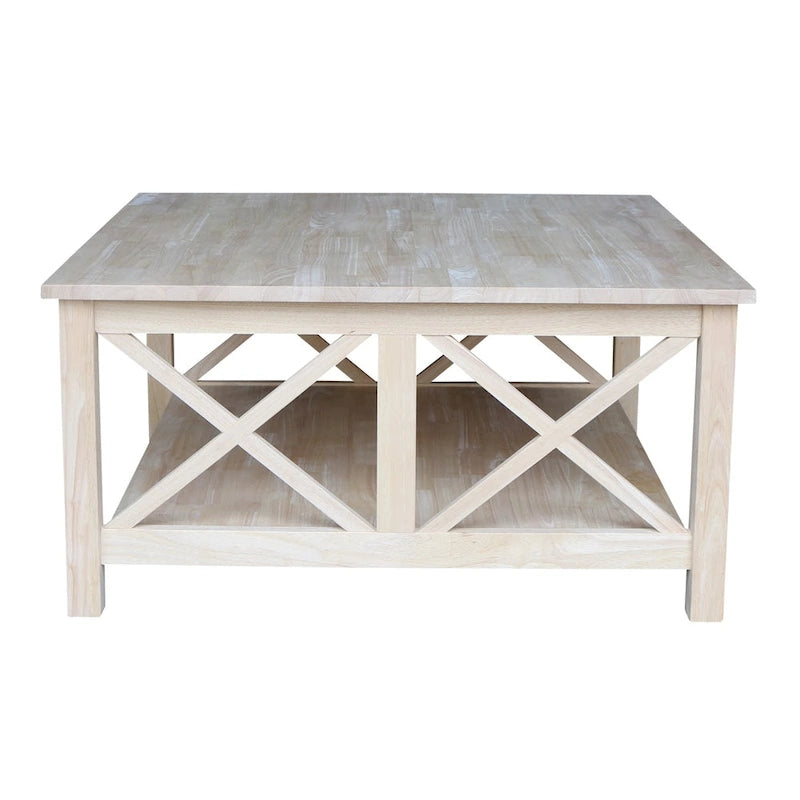 International Concepts Hampton Solid Wood Square Coffee Table - 36 x 36