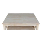 International Concepts Hampton Solid Wood Square Coffee Table - 36 x 36