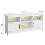 Moasis Farmhouse TV Stand for 65/55TV