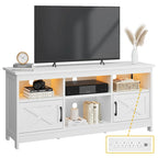 Moasis Farmhouse TV Stand for 65/55TV