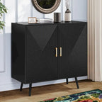 Moasis Modern Wooden 2-door Accent Cabinet