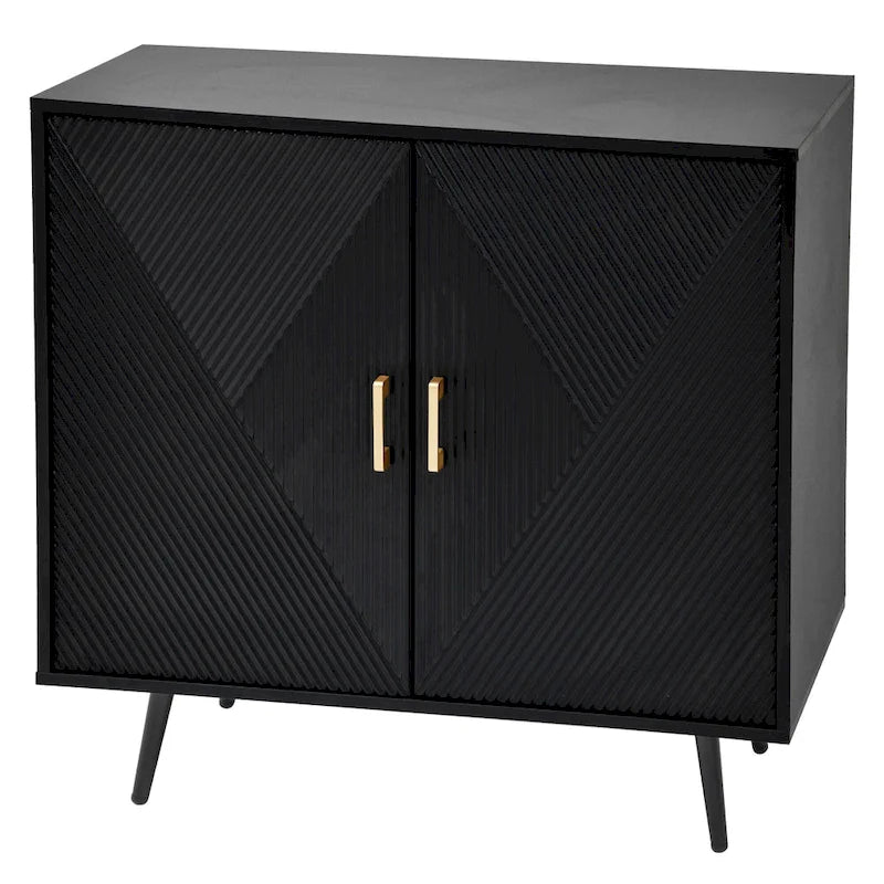 Moasis Modern Wooden 2-door Accent Cabinet