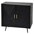 Moasis Modern Wooden 2-door Accent Cabinet
