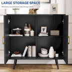 Moasis Modern Wooden 2-door Accent Cabinet