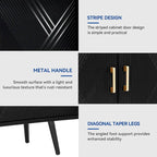 Moasis Modern Wooden 2-door Accent Cabinet