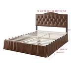 Harper Tufted Upholstered Platform Bed