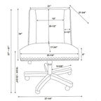 Linon Terence Swivel Office Chair