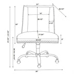 Linon Terence Swivel Office Chair