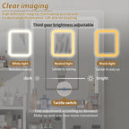 Timechee 31.5 Wide Makeup Vanity Set with Stool and Mirror