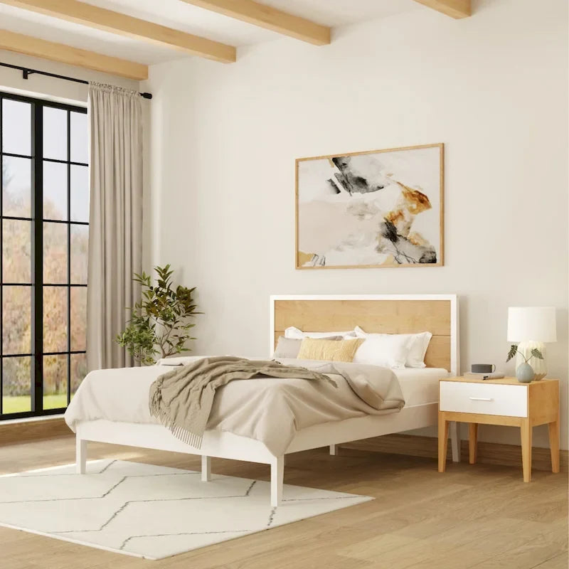 Plank and Beam Duo Queen-Size Bed