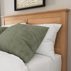 Oak Park Brown Wood Queen Bed, Nightstand and Dresser