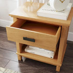 Oak Park Brown Wood Queen Bed, Nightstand and Dresser