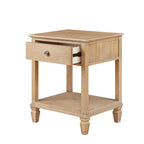 Madison Park Signature Victoria Light Natural Bedside Table