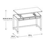 Baton Rouge 48 Sit-to-Stand Lift Desk