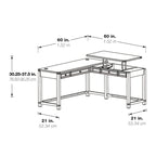Baton Rouge 48 Sit-to-Stand Lift Desk