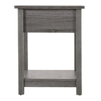 Salem 1-drawer and Shelf Wooden Nightstand