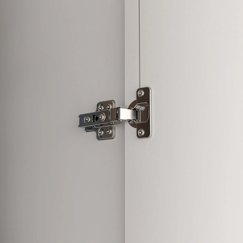 Kerrogee 5-Tier Wardrobe Armoire with 2-Door & Hanging Rod - 31.5L x 15.7W x 70.9H