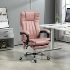 Vinsetto Massage Office Chair with 6 Points, Heated High Back Recliner with Adjustable Height, Swivel Wheels