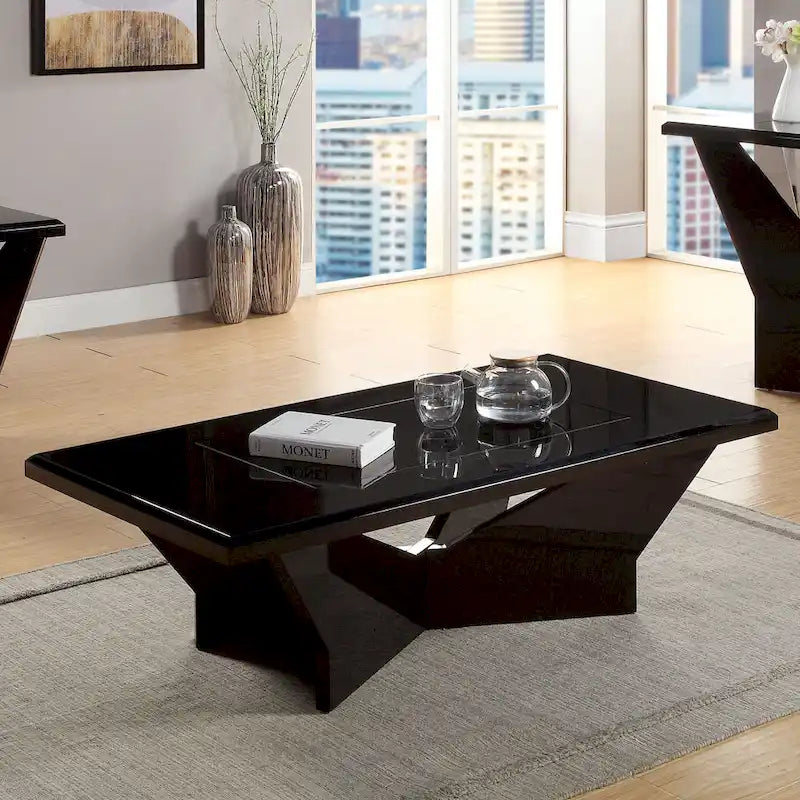 Ameena Contemporary 2-Piece Coffee Table and End Table Set by Furniture of America