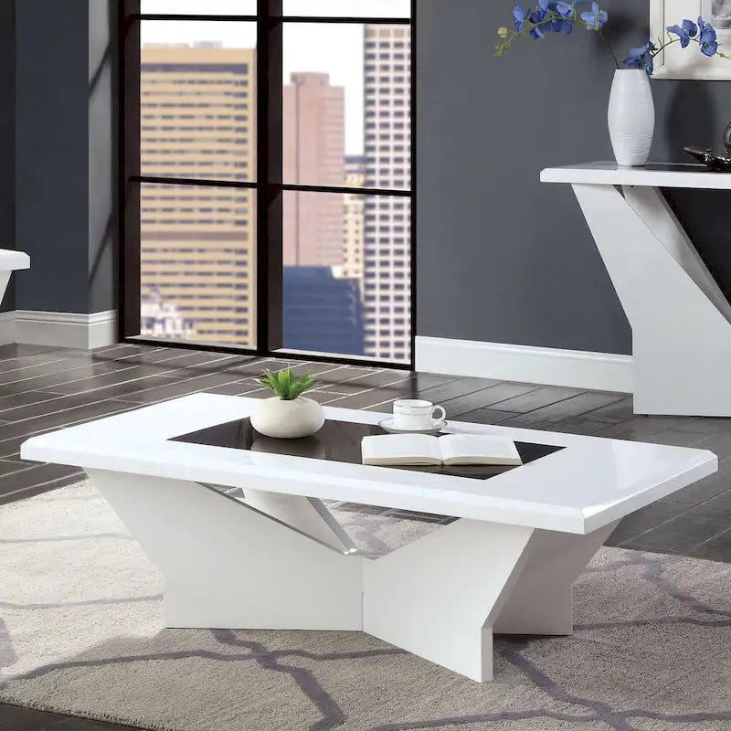 Ameena Contemporary 2-Piece Coffee Table and End Table Set by Furniture of America