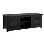 Classic TV Stand for up to 80 TVs-Glass Fronted Doors-Modern Finish - 65W x 16D x 23.625H
