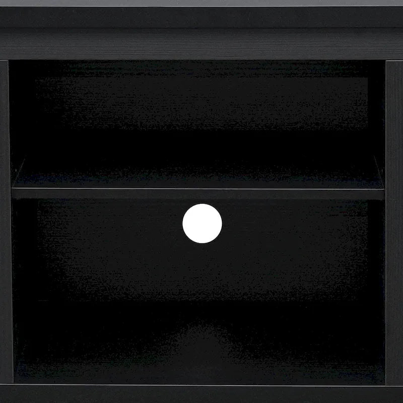 Classic TV Stand for up to 80 TVs-Glass Fronted Doors-Modern Finish - 65W x 16D x 23.625H