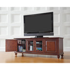 Crosley Cambridge Vintage Mahogany Finish 60-inch Low Profile TV Stand