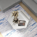 Mirrored Coffee Table Crystal Diamond Accent Table