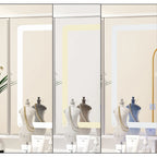 Elegant White Makeup Dressing Table with Adjustable Mirror Large Desk