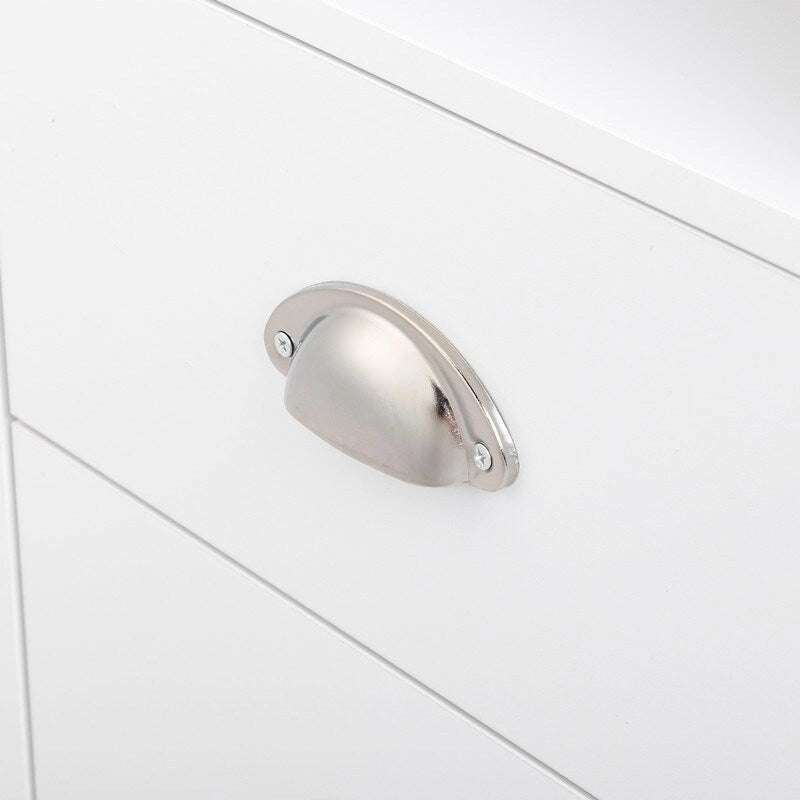 MDF Nightstand with Two Drawers