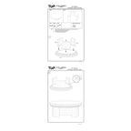 35 Inch Coffee Table, Handcrafted Round Mango Wood Top, Modern Curved Tripod Legs, Walnut Brown