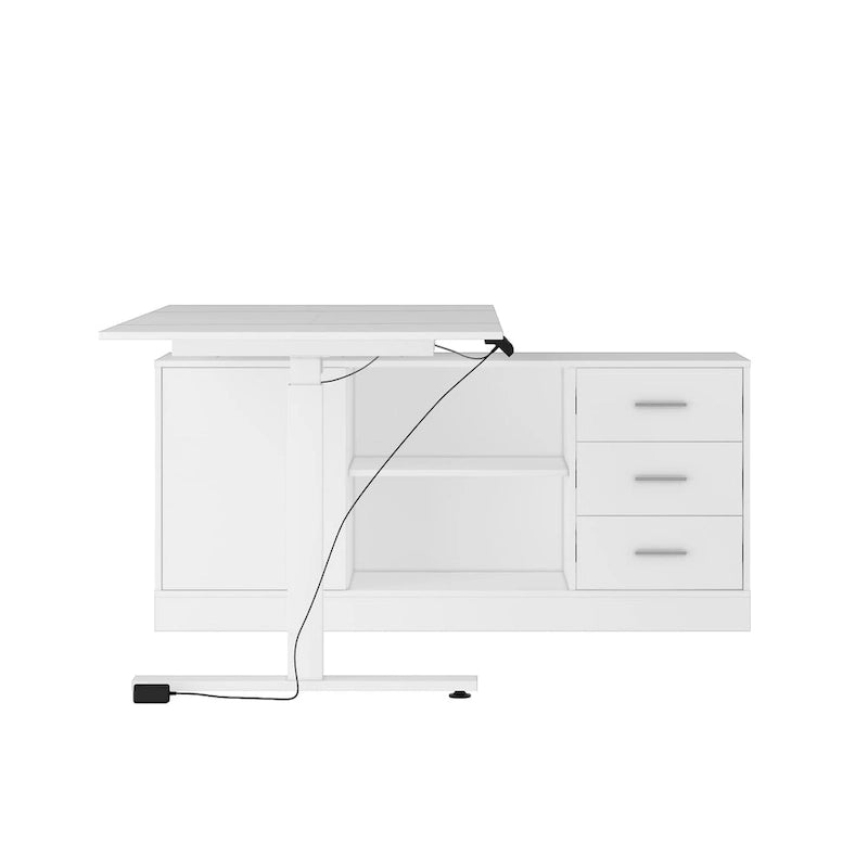 Super-Sized Standing Desk with Electric Lift - 63x31.5PC Desktop