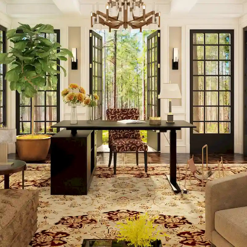 Super-Sized Standing Desk with Electric Lift - 63x31.5PC Desktop