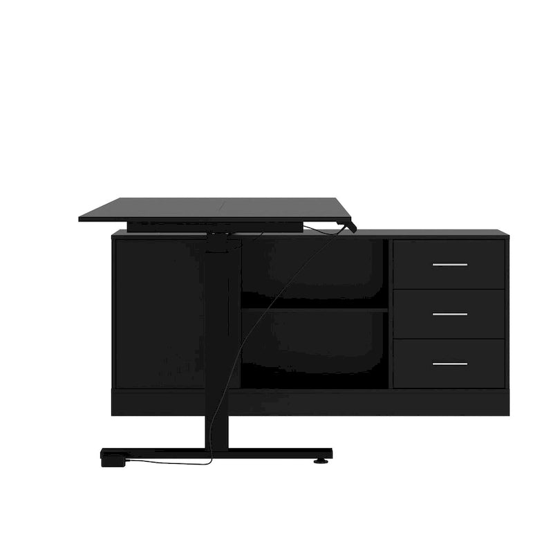 Super-Sized Standing Desk with Electric Lift - 63x31.5PC Desktop
