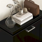 HOMCOM Shoe Cabinet for Entryway, Narrow Shoe Rack Storage Organizer with 3 Flip Drawers and Adjustable Shelves