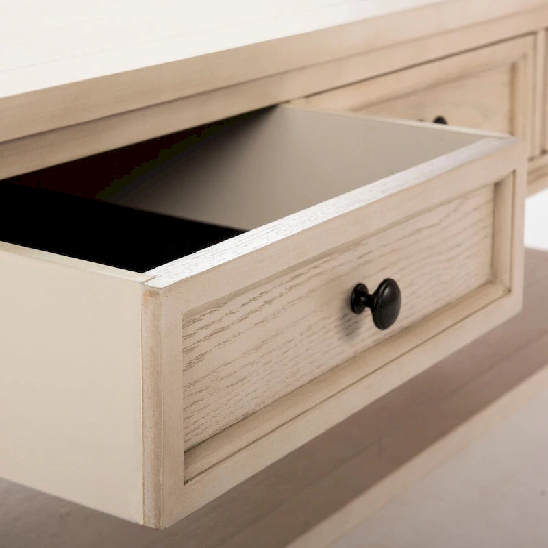 SAFAVIEH Tressie Sepia Traditional Rectangle Coffee Table - 54 x 23.6 x 19.3 - 54Wx24Dx19H