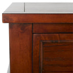 SAFAVIEH Tressie Sepia Traditional Rectangle Coffee Table - 54 x 23.6 x 19.3 - 54Wx24Dx19H