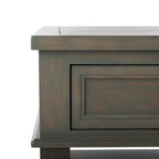 SAFAVIEH Tressie Sepia Traditional Rectangle Coffee Table - 54 x 23.6 x 19.3 - 54Wx24Dx19H