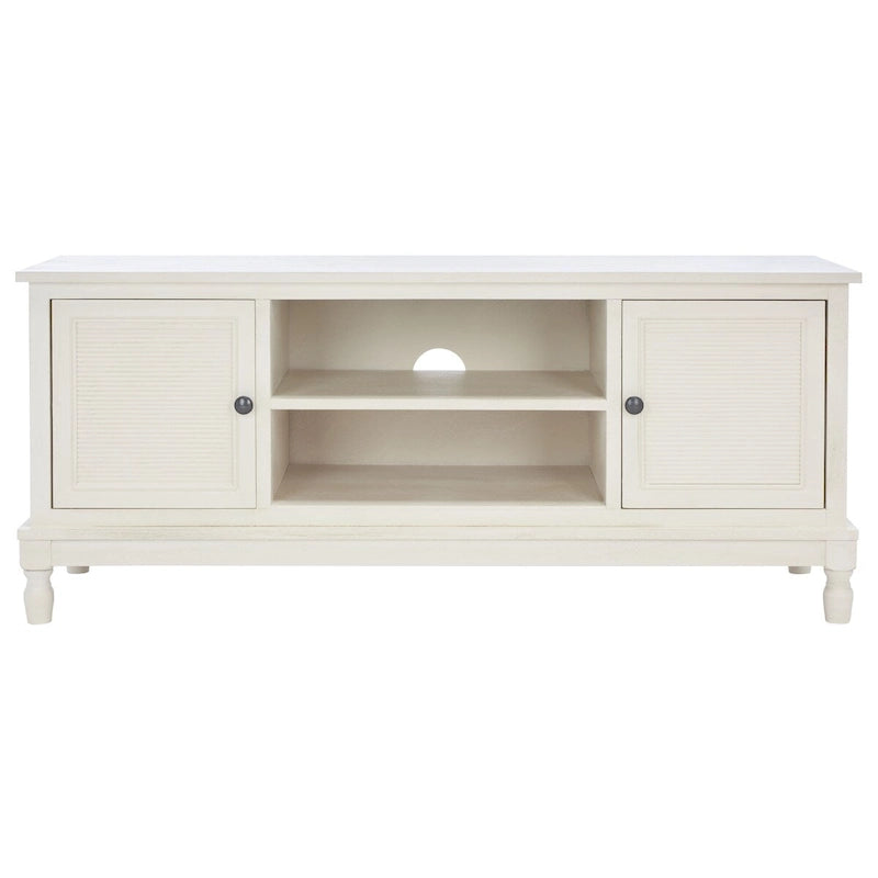 SAFAVIEH Ashlea 2 Door 1 Shelf Media Stand - 47 W x 16 D x 20 H - 47Wx16Dx20H