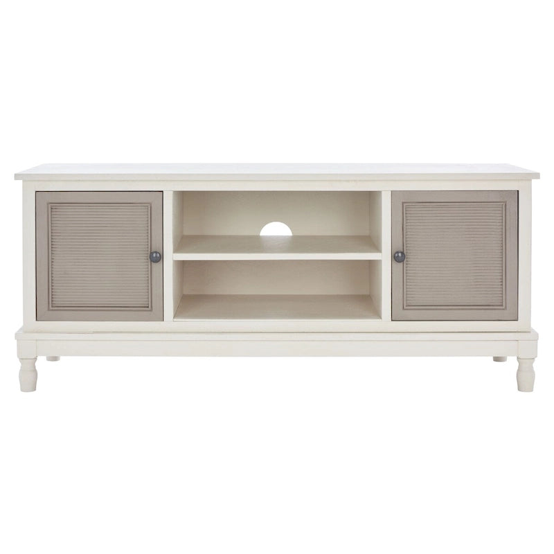 SAFAVIEH Ashlea 2 Door 1 Shelf Media Stand - 47 W x 16 D x 20 H - 47Wx16Dx20H