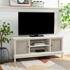 SAFAVIEH Ashlea 2 Door 1 Shelf Media Stand - 47 W x 16 D x 20 H - 47Wx16Dx20H