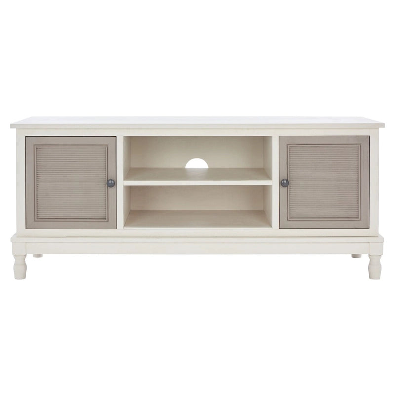 SAFAVIEH Ashlea 2 Door 1 Shelf Media Stand - 47 W x 16 D x 20 H - 47Wx16Dx20H