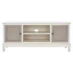 SAFAVIEH Ashlea 2 Door 1 Shelf Media Stand - 47 W x 16 D x 20 H - 47Wx16Dx20H