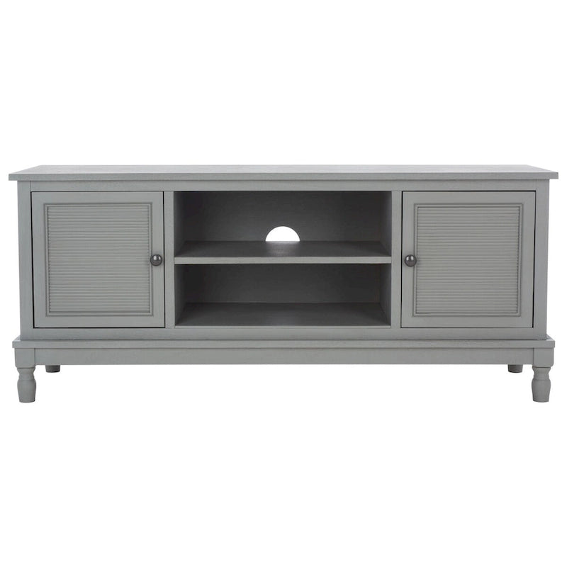 SAFAVIEH Ashlea 2 Door 1 Shelf Media Stand - 47 W x 16 D x 20 H - 47Wx16Dx20H