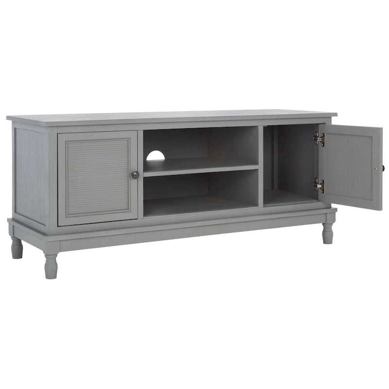 SAFAVIEH Ashlea 2 Door 1 Shelf Media Stand - 47 W x 16 D x 20 H - 47Wx16Dx20H