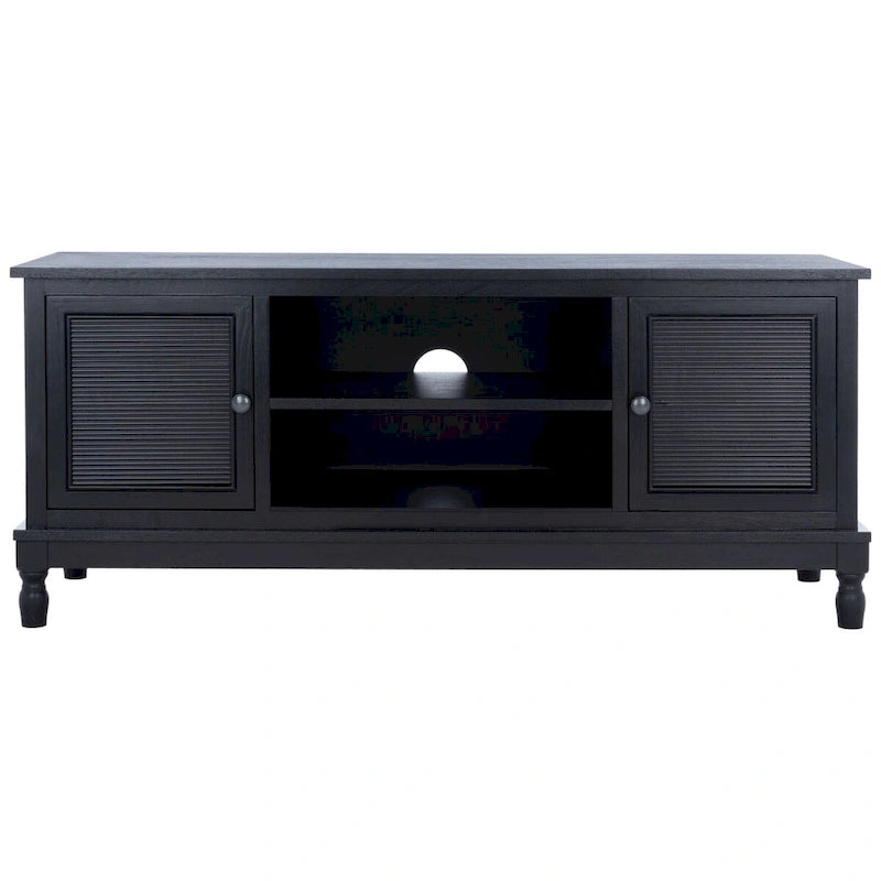 SAFAVIEH Ashlea 2 Door 1 Shelf Media Stand - 47 W x 16 D x 20 H - 47Wx16Dx20H